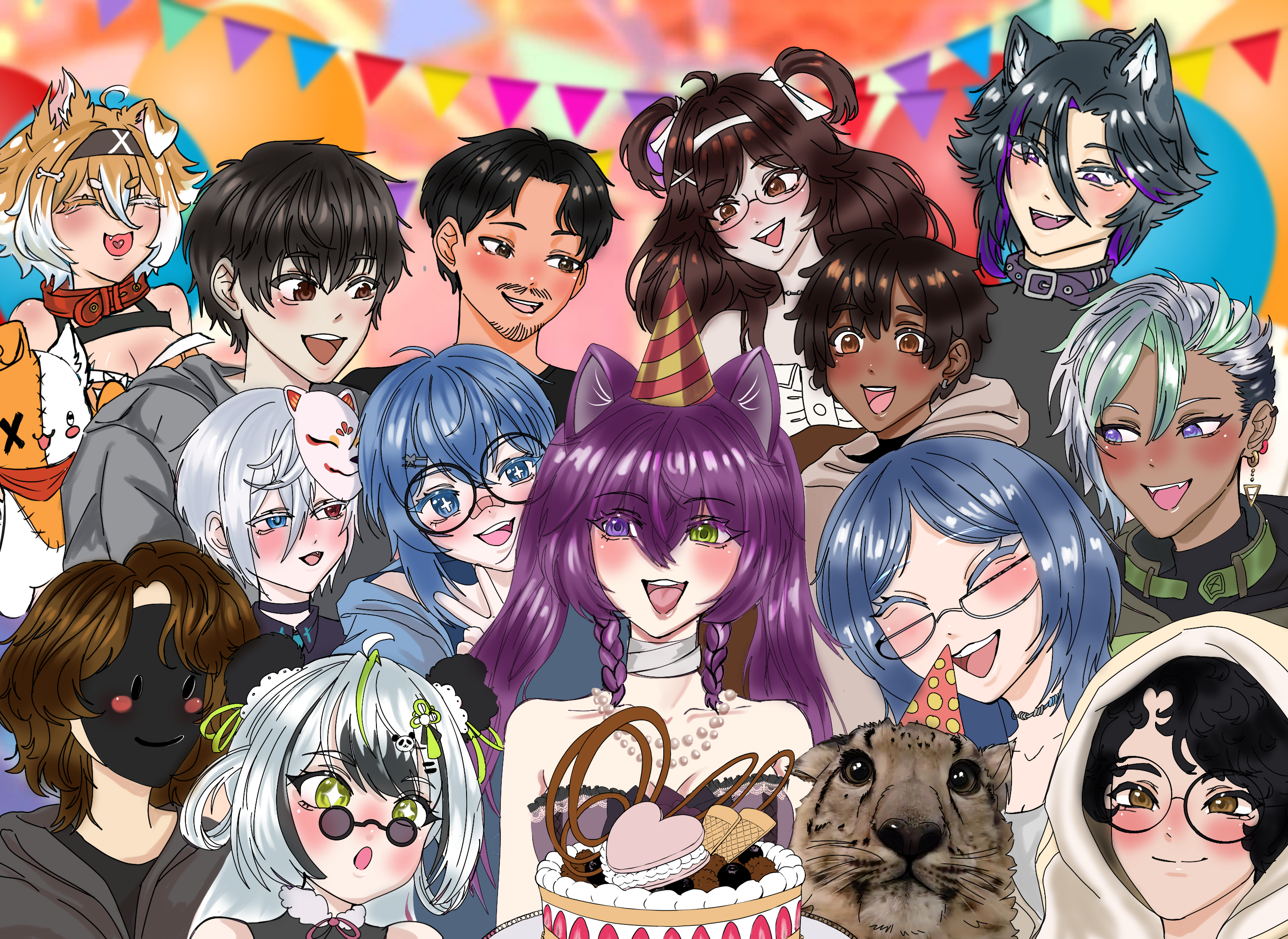A hand-drawn gift made for you by buns!!